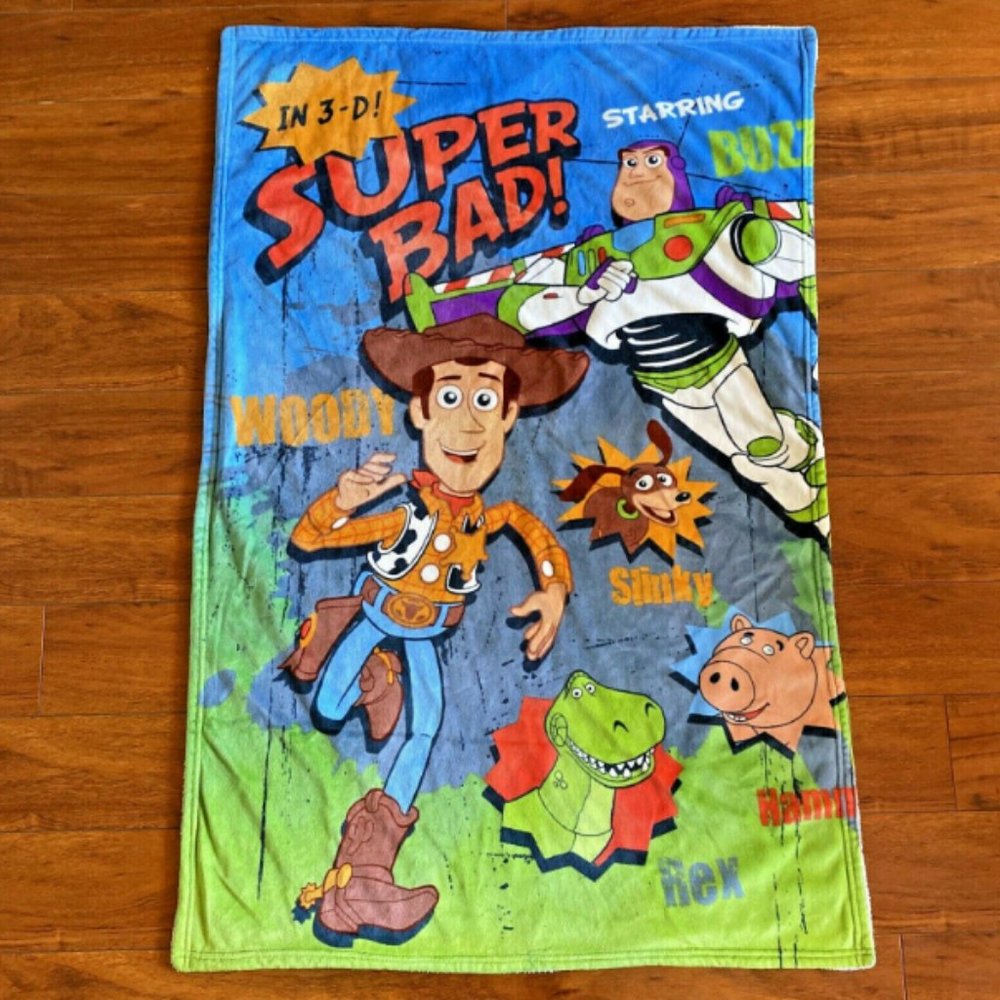 Disney Toy Story Blanket in 3D
